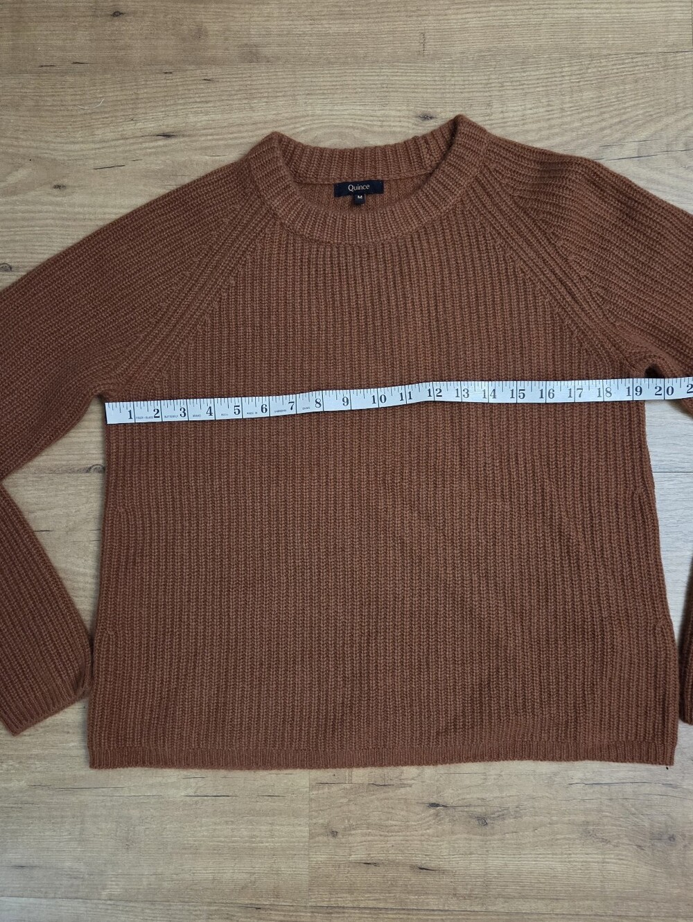 Quince Mongolian Cashmere Fisherman Crewneck Sweater - Picture 8 of 12